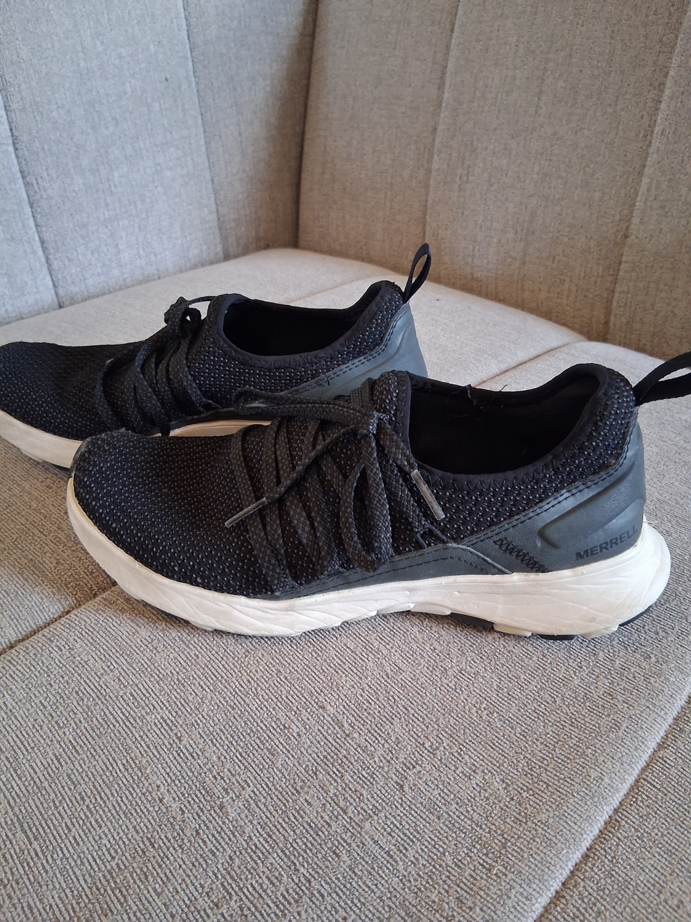 Merrell Men’s Black Knit Athletic Sneakers